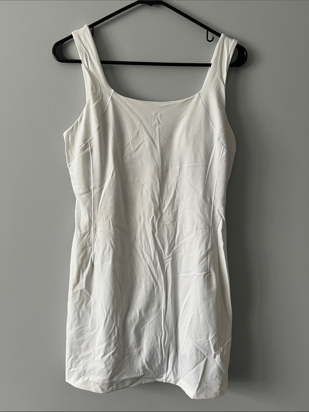 CALIA by Carrie Underwood White Tennis dress with Scoop Neck